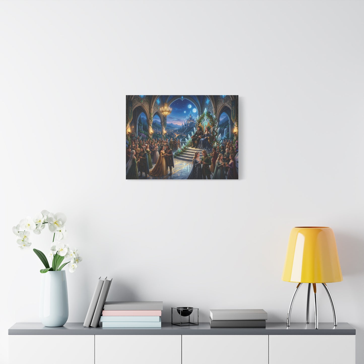 Fantasy Royal Coronation Canvas Art - Matte Stretched Wall Decor