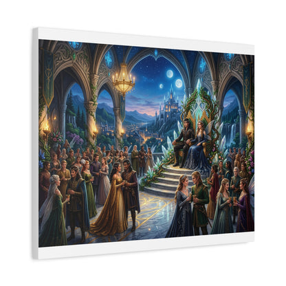 Fantasy Royal Coronation Canvas Art - Matte Stretched Wall Decor