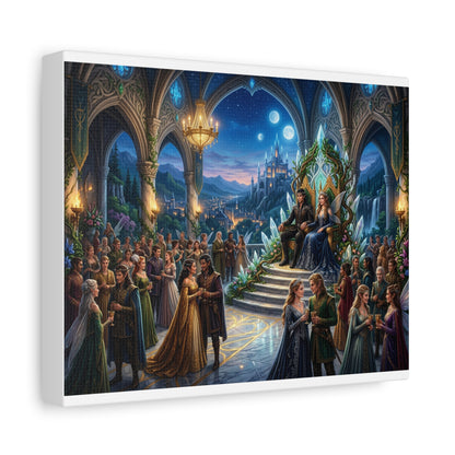 Fantasy Royal Coronation Canvas Art - Matte Stretched Wall Decor