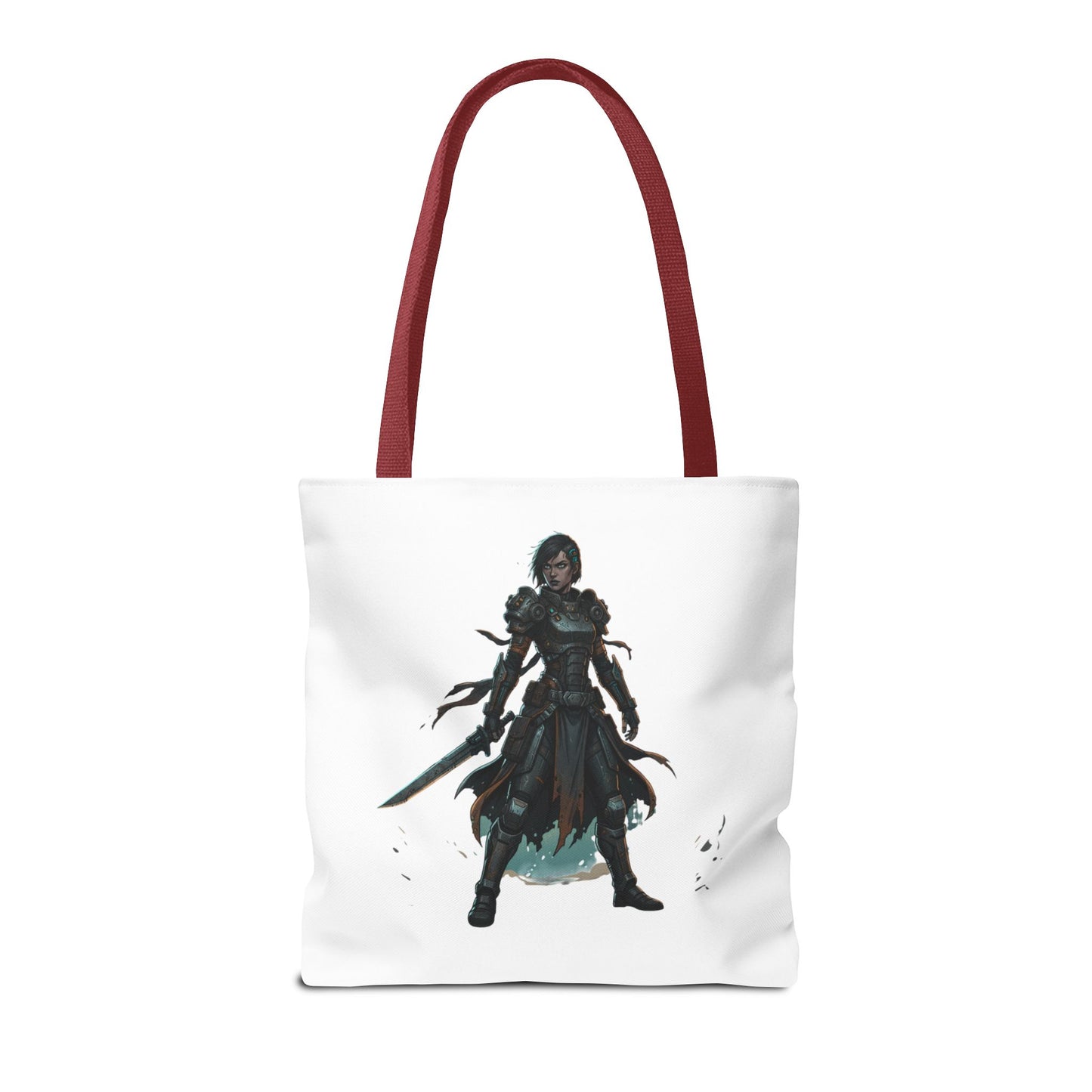 Rogue Warrior Tote Bag – Dark Fantasy Assassin Illustration