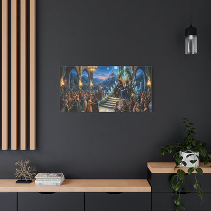 Fantasy Royal Coronation Canvas Art - Matte Stretched Wall Decor