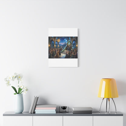 Fantasy Royal Coronation Canvas Art - Matte Stretched Wall Decor