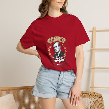 Courage Quote T-Shirt — "It Is the Courage That Counts" Motivational Tee