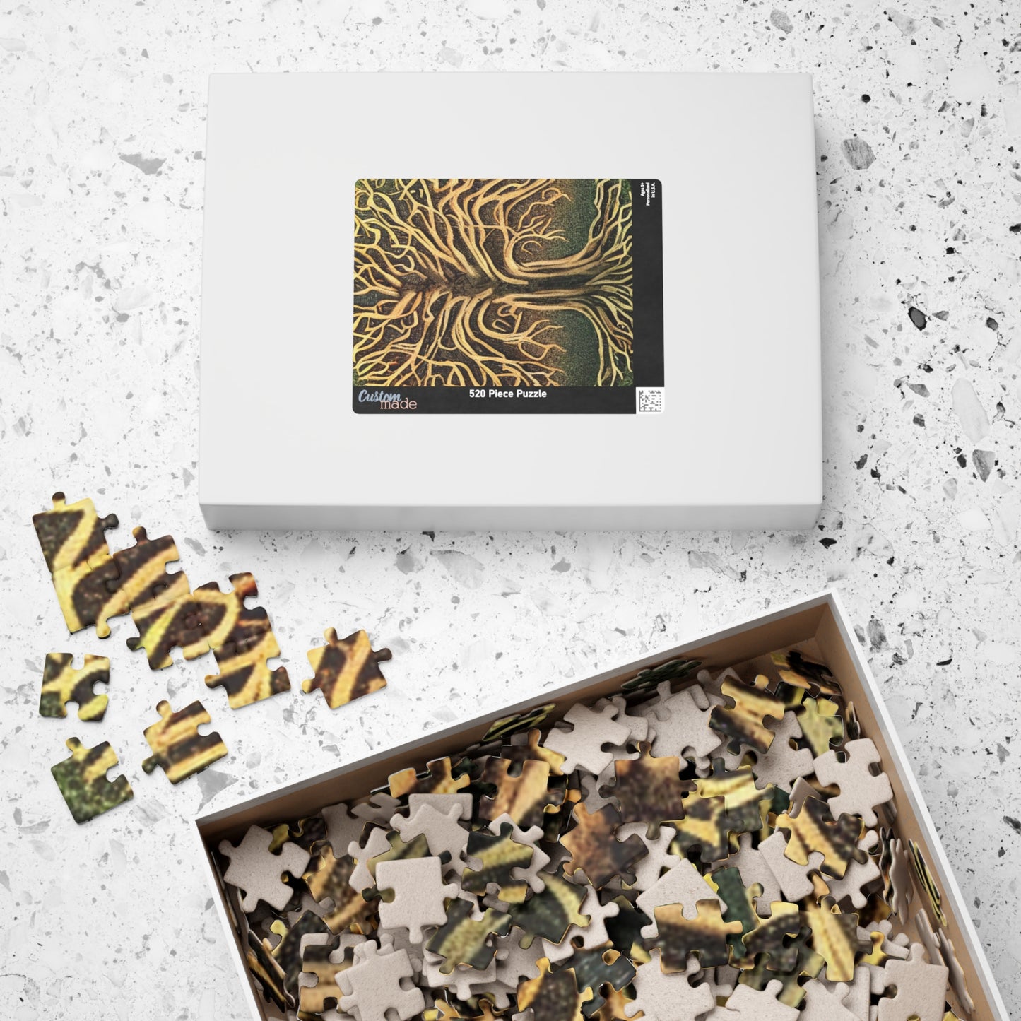 Tree of Life Jigsaw Puzzle — Intricate Root & Branch Art (110–1014 pcs)