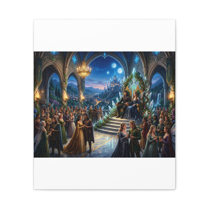 Fantasy Royal Coronation Canvas Art - Matte Stretched Wall Decor