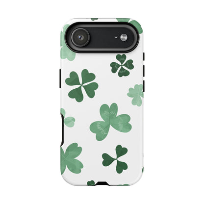 Shamrock Tough Phone Case — St. Patrick’s Day Clover Protective Cover