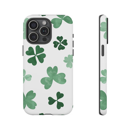 Shamrock Tough Phone Case — St. Patrick’s Day Clover Protective Cover
