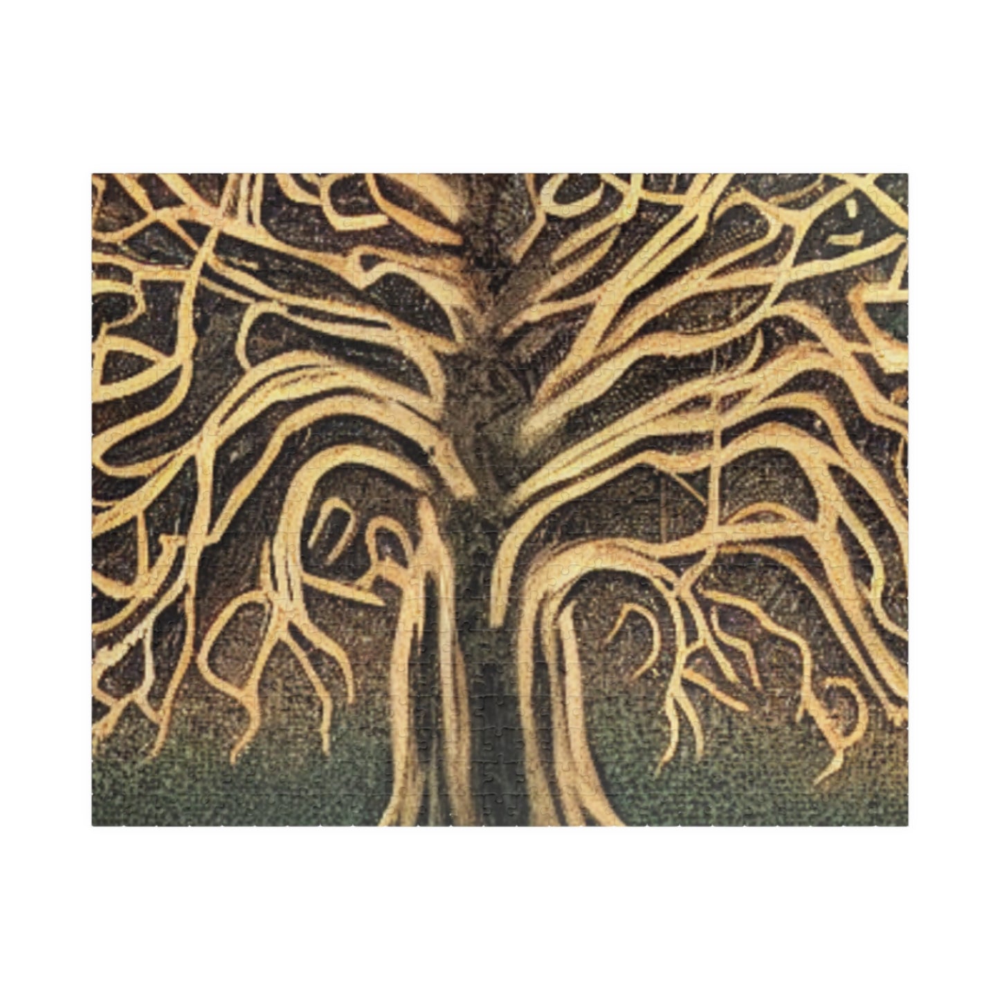 Tree of Life Jigsaw Puzzle — Intricate Root & Branch Art (110–1014 pcs)