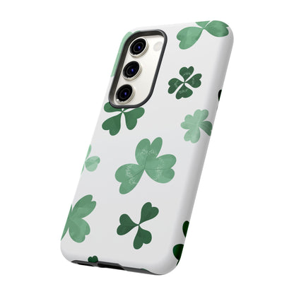 Shamrock Tough Phone Case — St. Patrick’s Day Clover Protective Cover