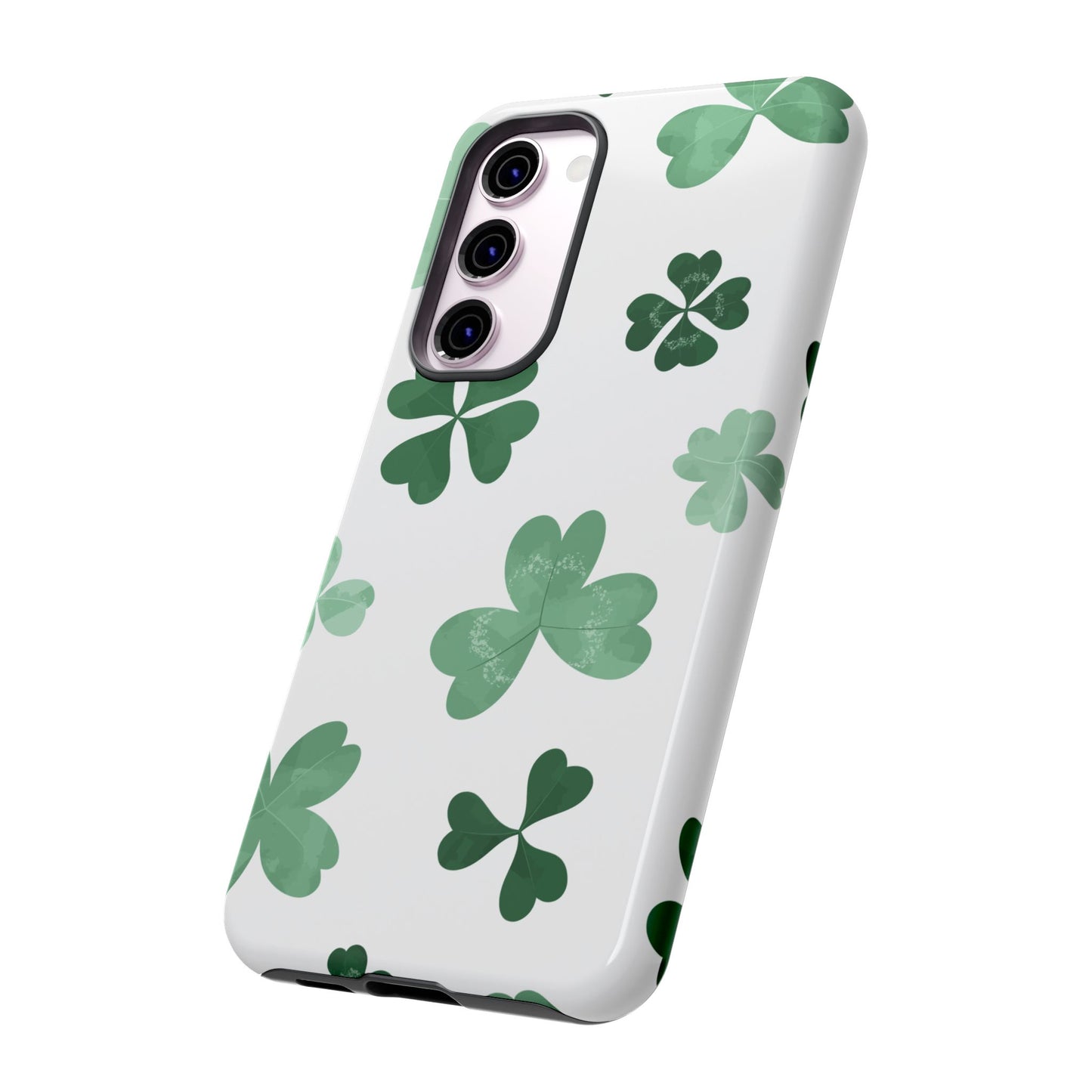 Shamrock Tough Phone Case — St. Patrick’s Day Clover Protective Cover
