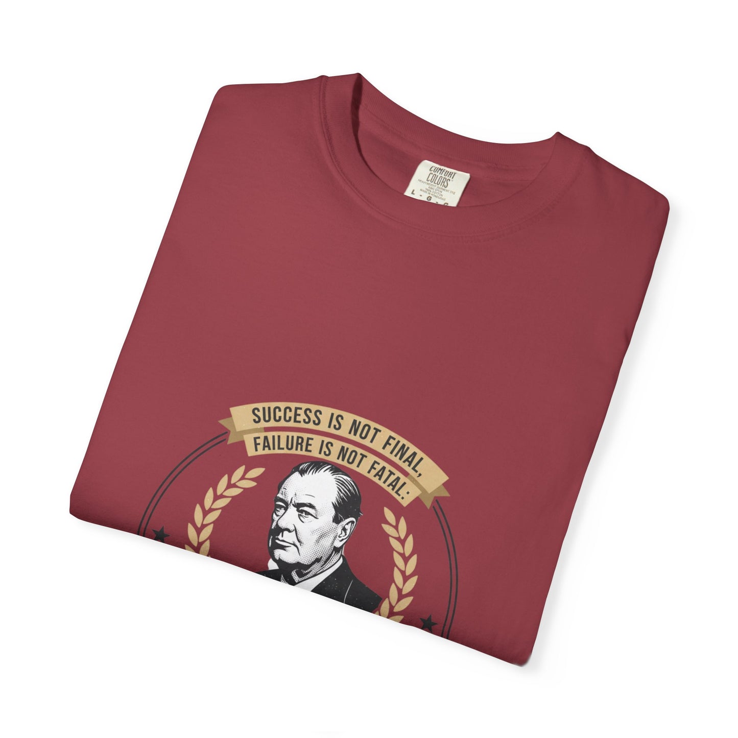Courage Quote T-Shirt — "It Is the Courage That Counts" Motivational Tee