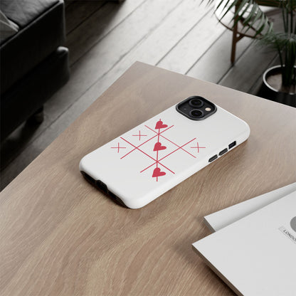 Phone Case - Tic Tac Love Heart Design (Valentine’s Day Gift)