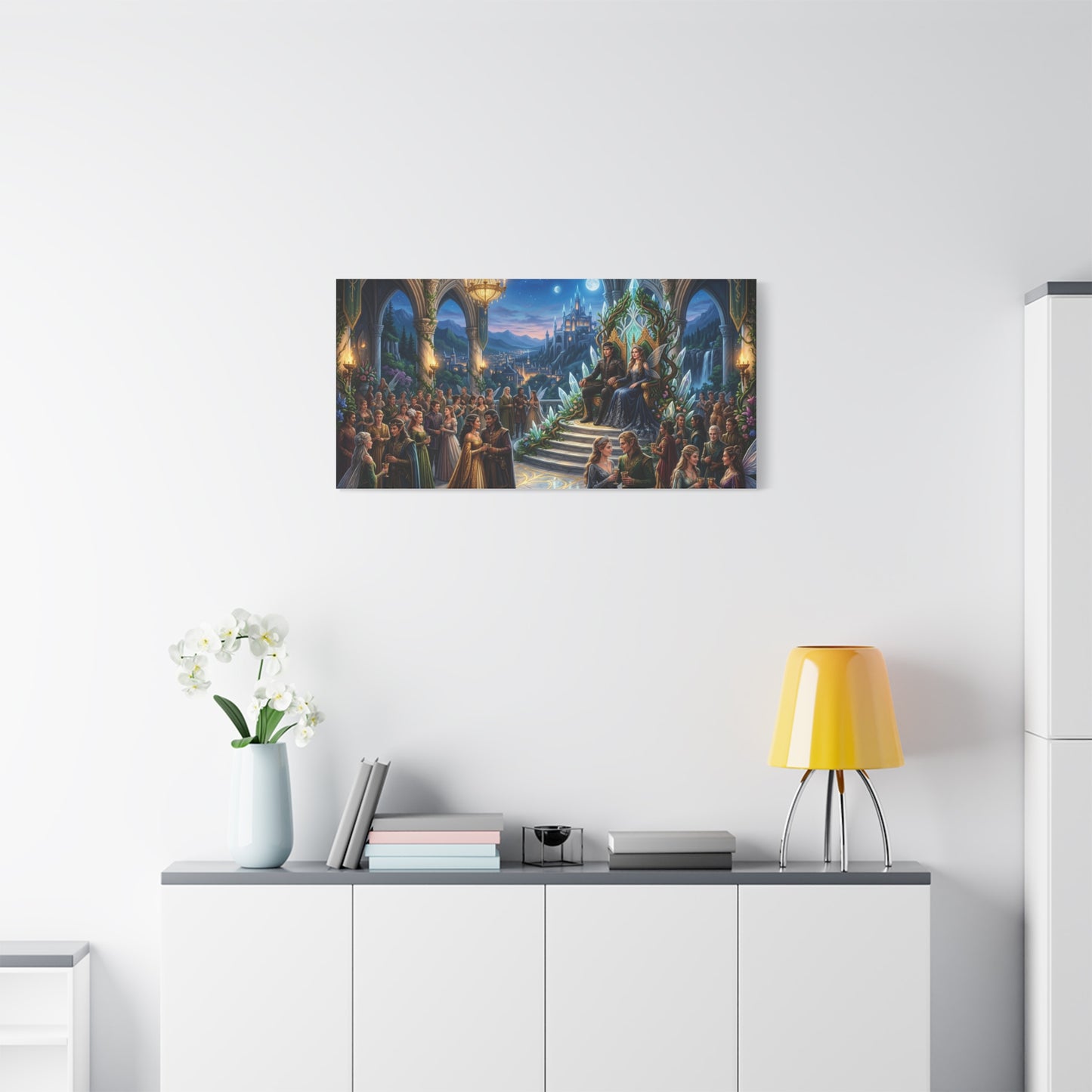 Fantasy Royal Coronation Canvas Art - Matte Stretched Wall Decor