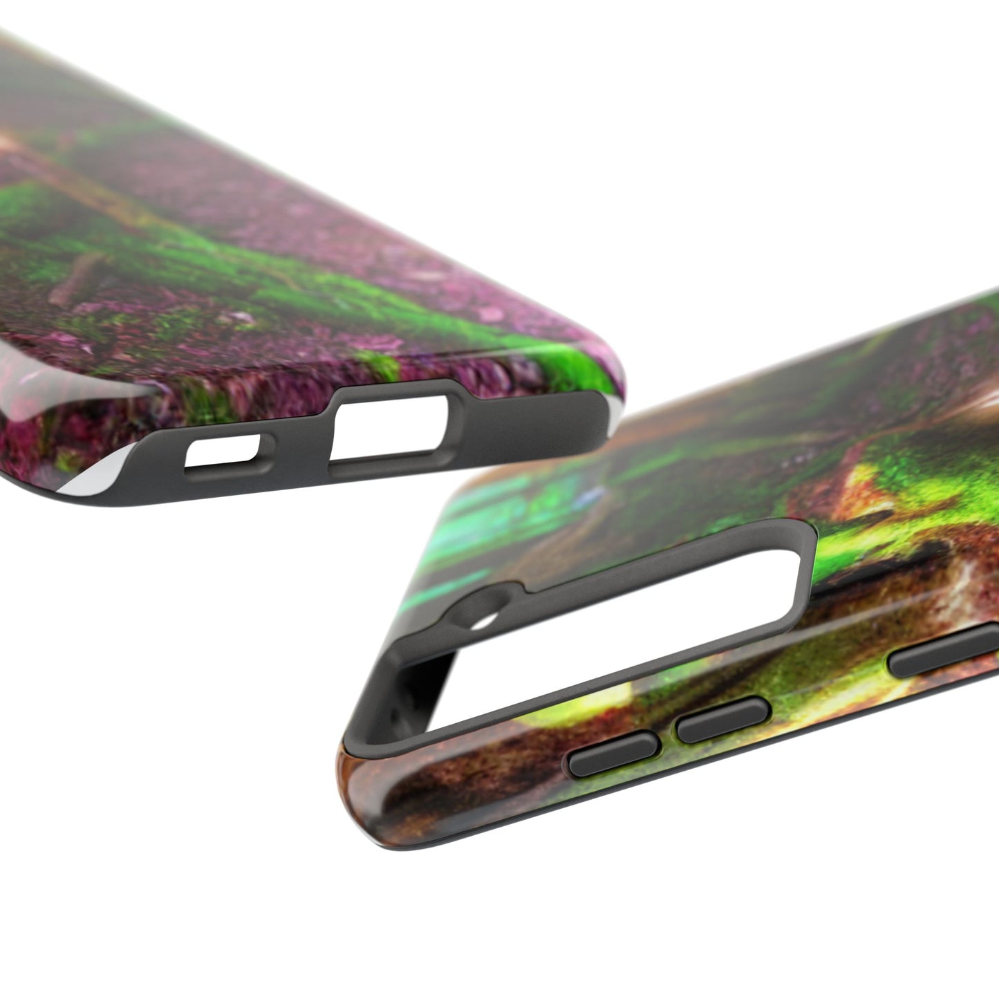 Forest Moss Candle Phone Case — Enchanted Woodland Tough Phone Case