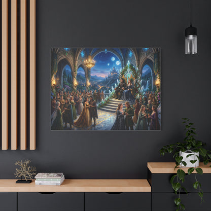 Fantasy Royal Coronation Canvas Art - Matte Stretched Wall Decor