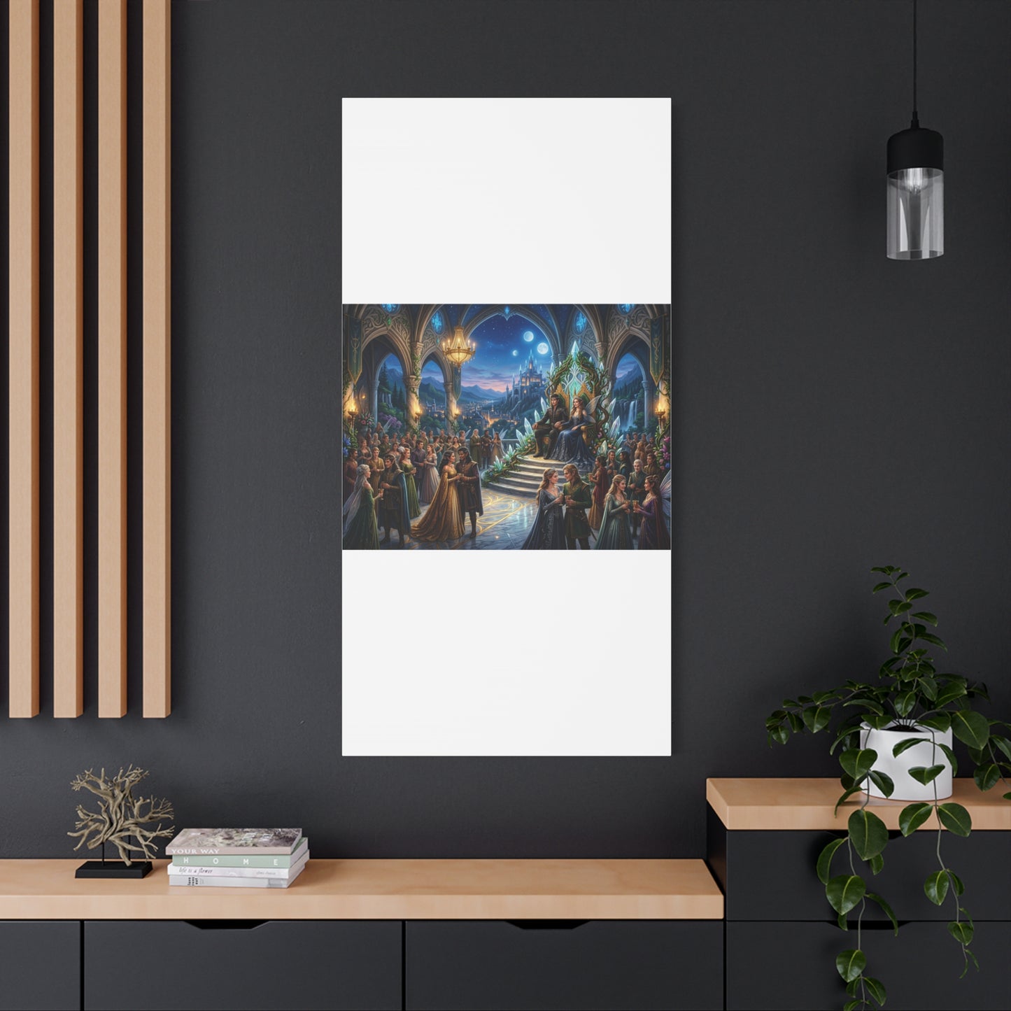 Fantasy Royal Coronation Canvas Art - Matte Stretched Wall Decor