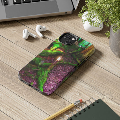 Forest Moss Candle Phone Case — Enchanted Woodland Tough Phone Case