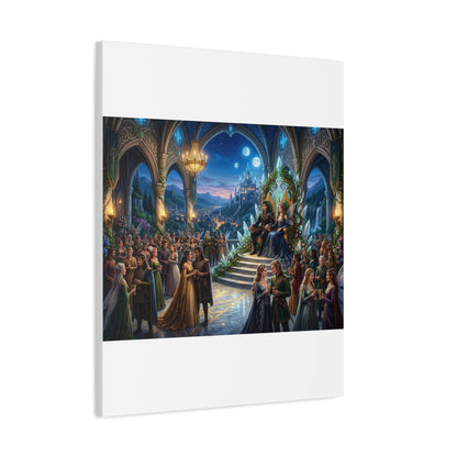 Fantasy Royal Coronation Canvas Art - Matte Stretched Wall Decor