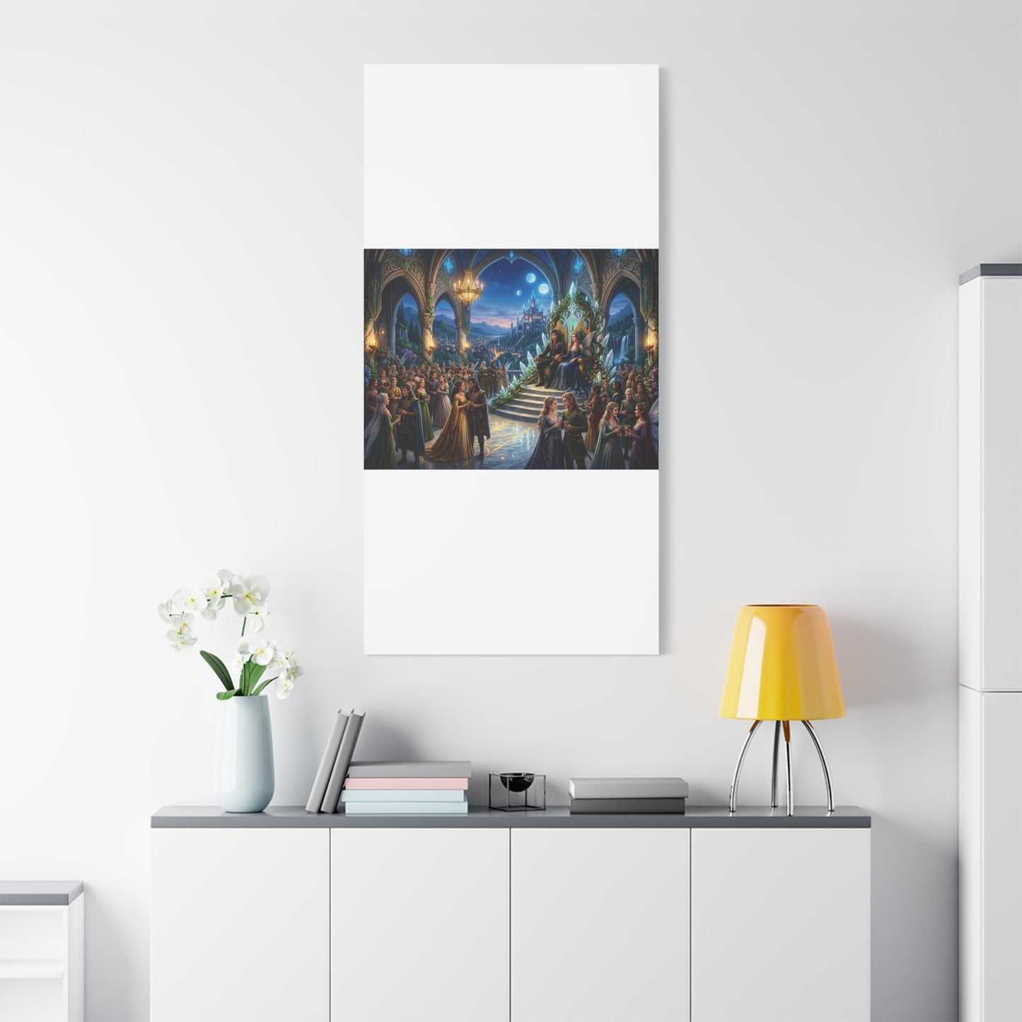 Fantasy Royal Coronation Canvas Art - Matte Stretched Wall Decor
