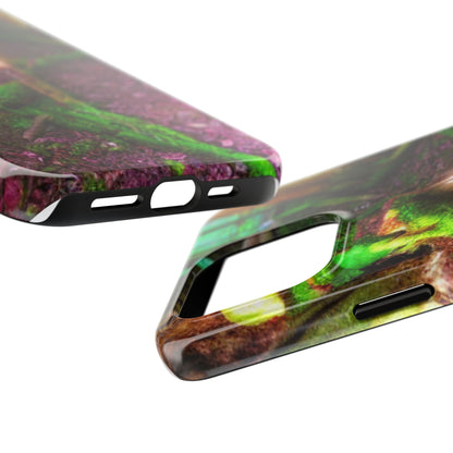 Forest Moss Candle Phone Case — Enchanted Woodland Tough Phone Case