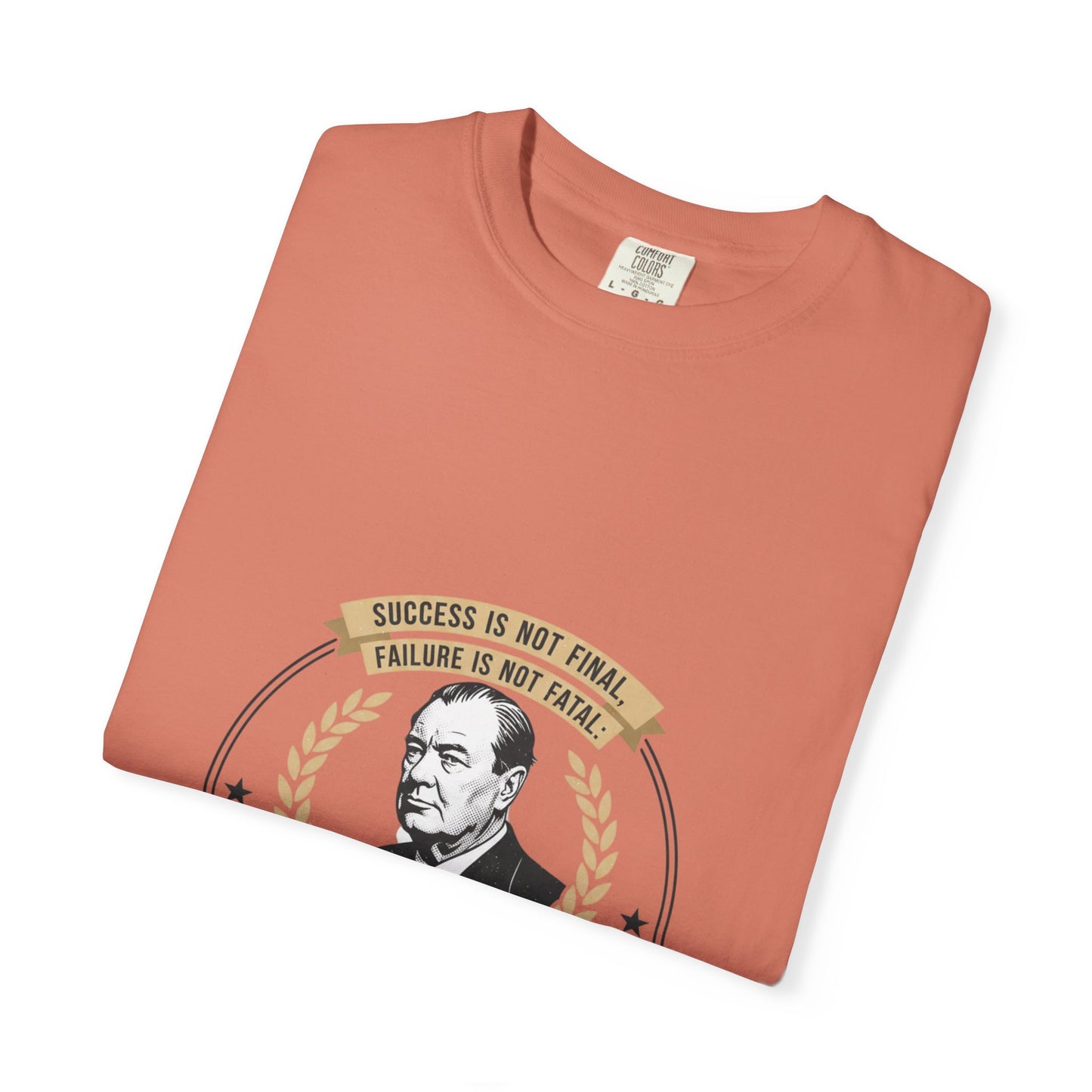 Courage Quote T-Shirt — "It Is the Courage That Counts" Motivational Tee