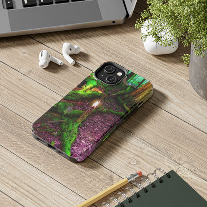 Forest Moss Candle Phone Case — Enchanted Woodland Tough Phone Case