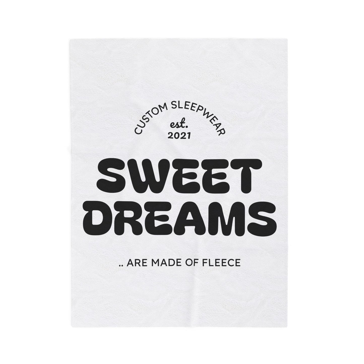 Sweet Dreams Fleece Throw