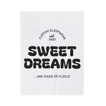 Sweet Dreams Fleece Throw