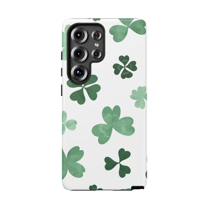 Shamrock Tough Phone Case — St. Patrick’s Day Clover Protective Cover