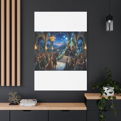 Fantasy Royal Coronation Canvas Art - Matte Stretched Wall Decor