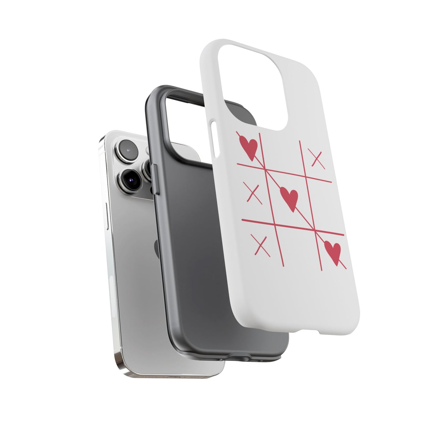 Phone Case - Tic Tac Love Heart Design (Valentine’s Day Gift)
