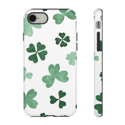 Shamrock Tough Phone Case — St. Patrick’s Day Clover Protective Cover