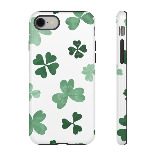 Shamrock Tough Phone Case — St. Patrick’s Day Clover Protective Cover