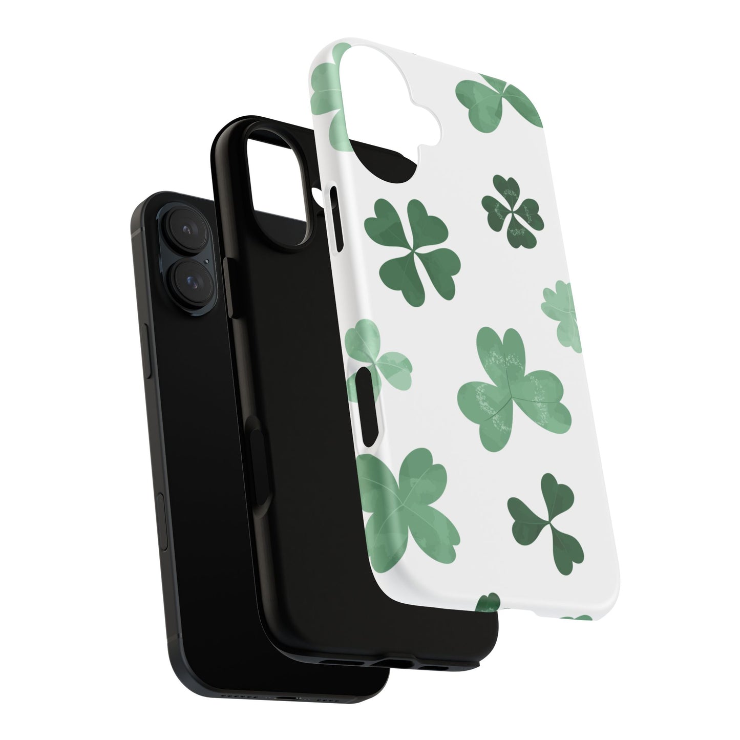 Shamrock Tough Phone Case — St. Patrick’s Day Clover Protective Cover