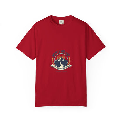 Believe You Can Mountain Motif T-Shirt