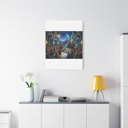 Fantasy Royal Coronation Canvas Art - Matte Stretched Wall Decor
