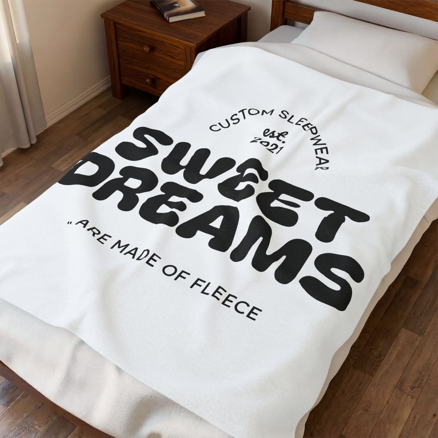 Sweet Dreams Fleece Throw