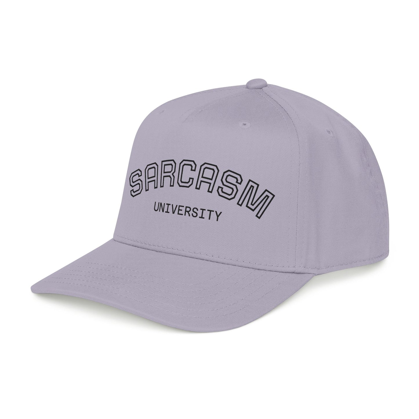 Sarcasm University Baseball Cap — Funny Embroidered Mid-Profile Hat