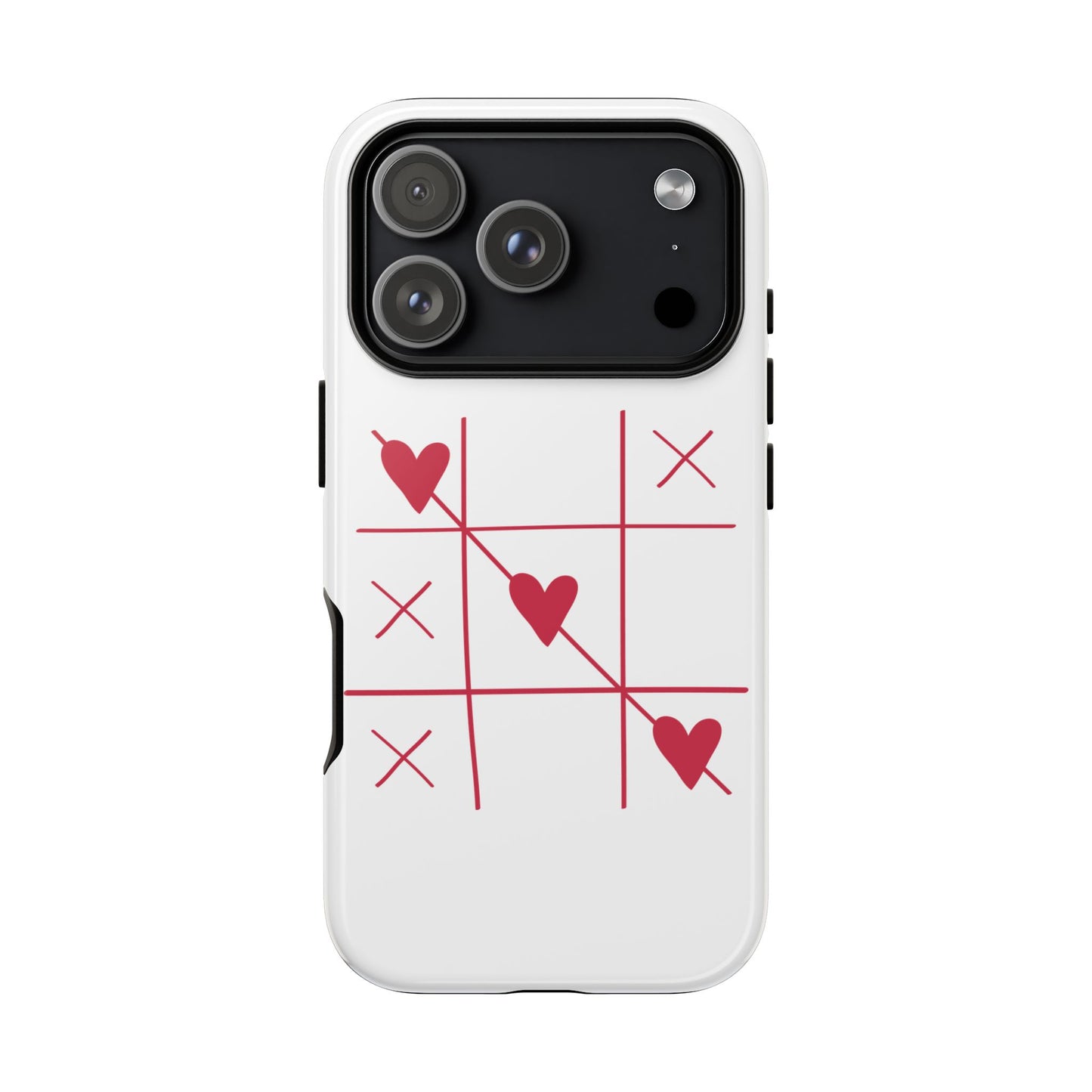 Phone Case - Tic Tac Love Heart Design (Valentine’s Day Gift)