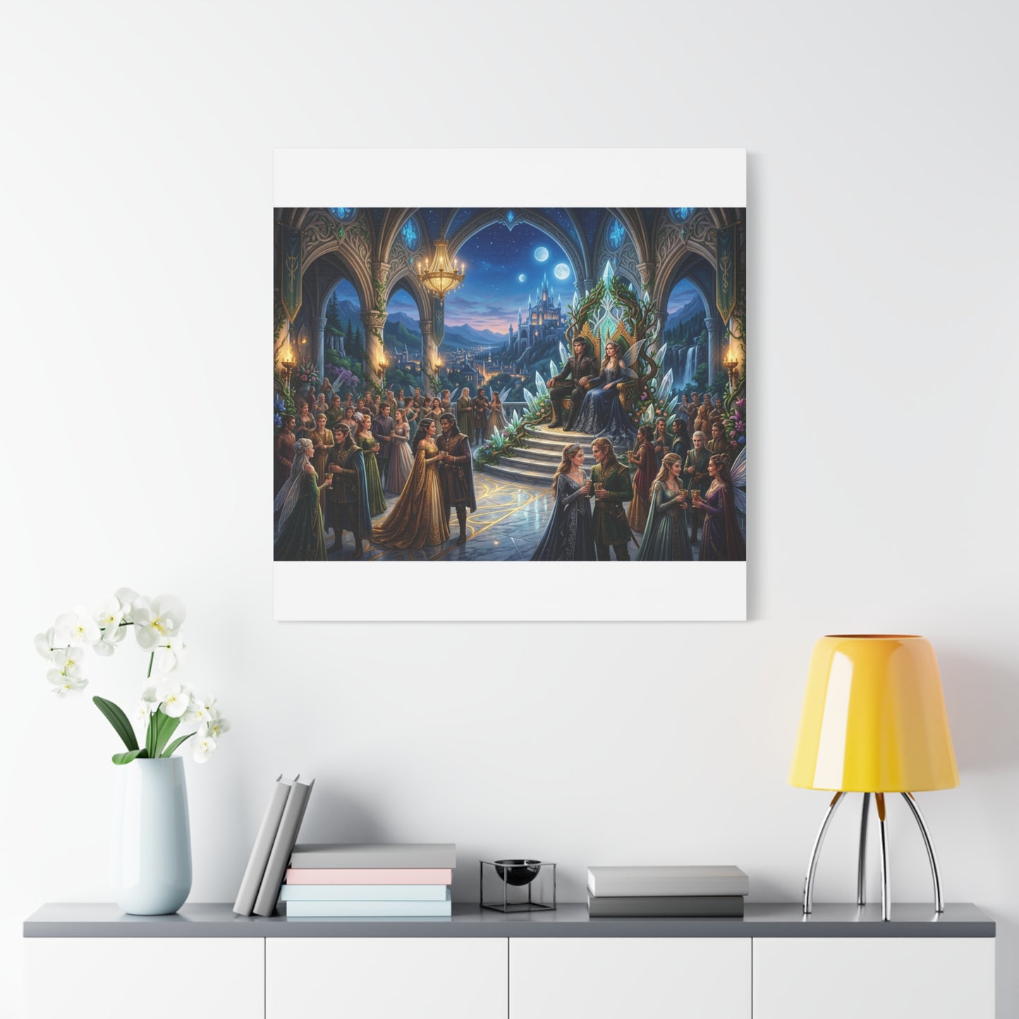 Fantasy Royal Coronation Canvas Art - Matte Stretched Wall Decor