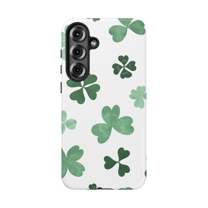 Shamrock Tough Phone Case — St. Patrick’s Day Clover Protective Cover