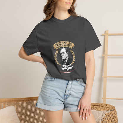 Courage Quote T-Shirt — "It Is the Courage That Counts" Motivational Tee