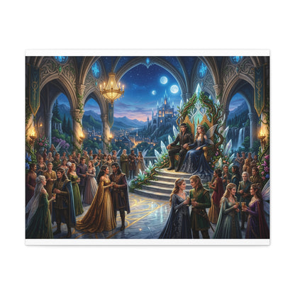 Fantasy Royal Coronation Canvas Art - Matte Stretched Wall Decor