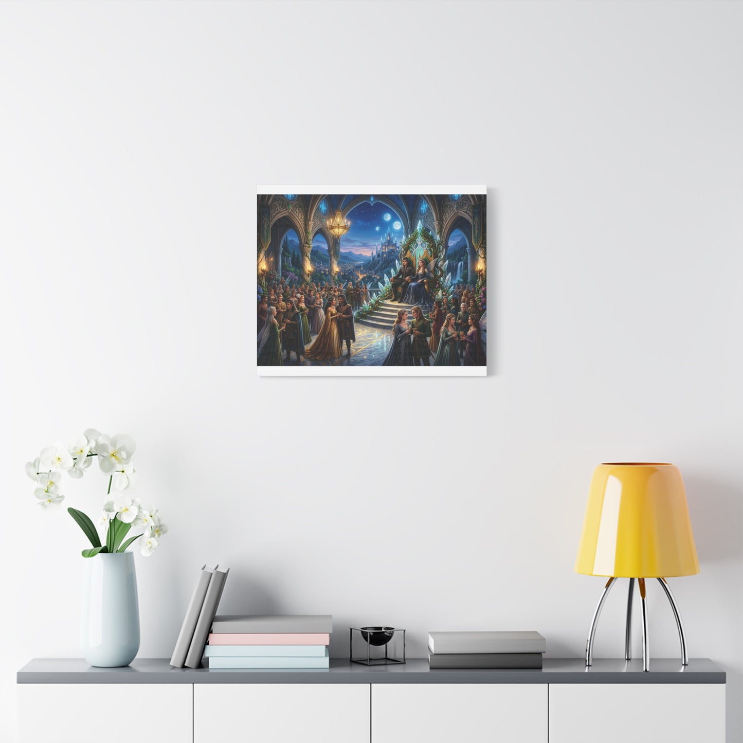 Fantasy Royal Coronation Canvas Art - Matte Stretched Wall Decor