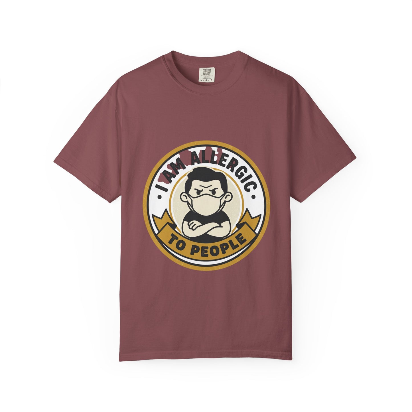 I Am Allergic To People T-Shirt — Funny Anti-Social Graphic Tee