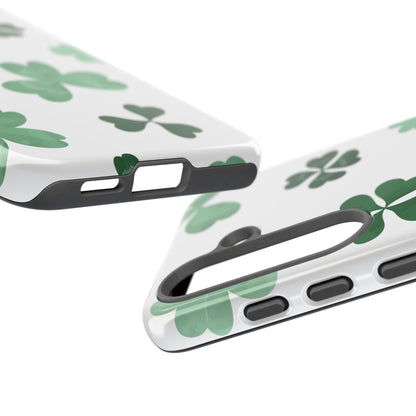 Shamrock Tough Phone Case — St. Patrick’s Day Clover Protective Cover