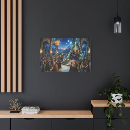 Fantasy Royal Coronation Canvas Art - Matte Stretched Wall Decor