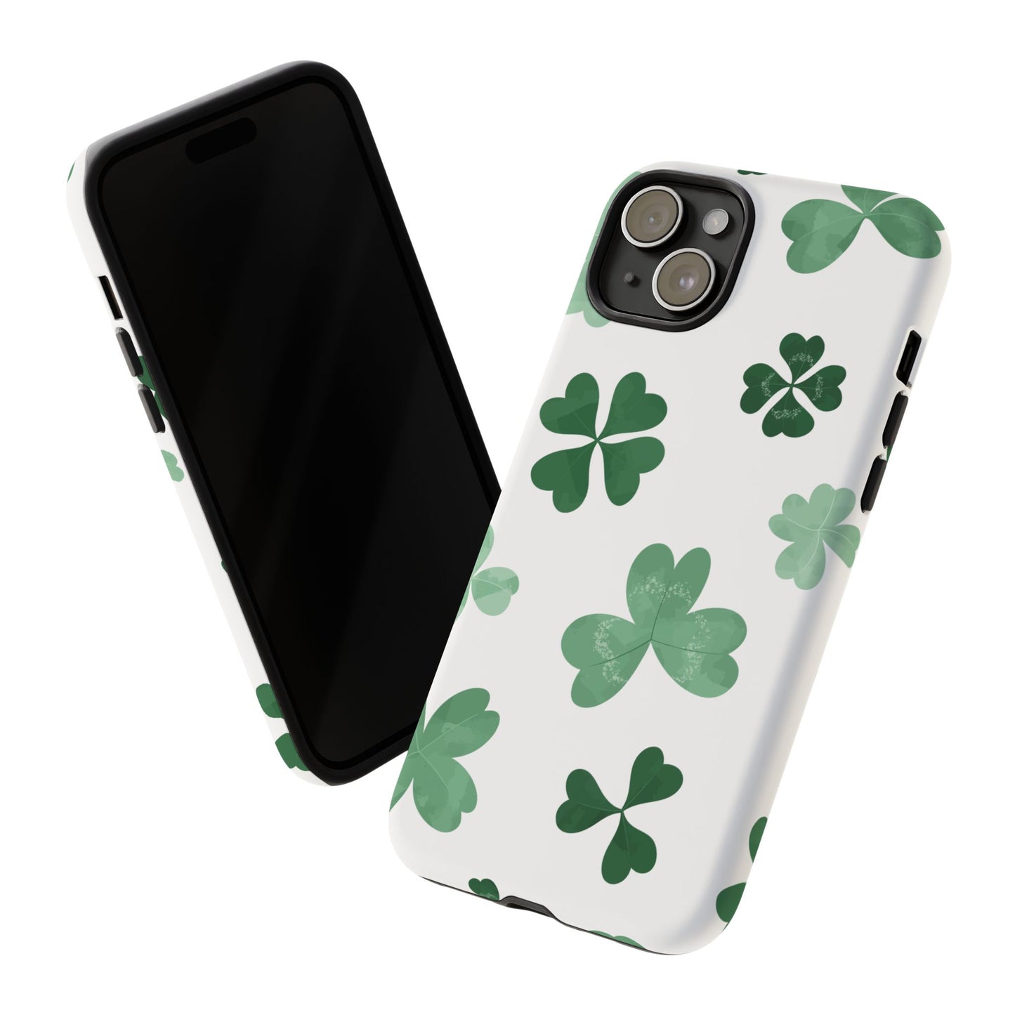 Shamrock Tough Phone Case — St. Patrick’s Day Clover Protective Cover