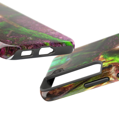 Forest Moss Candle Phone Case — Enchanted Woodland Tough Phone Case