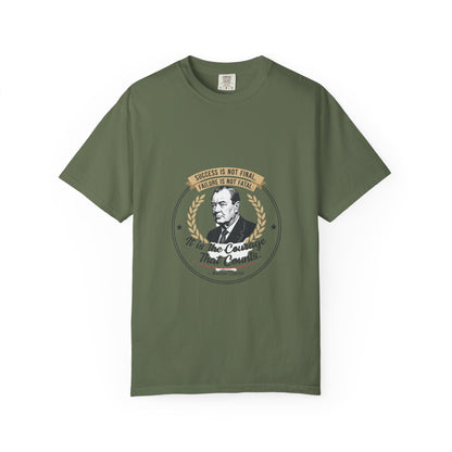 Courage Quote T-Shirt — "It Is the Courage That Counts" Motivational Tee